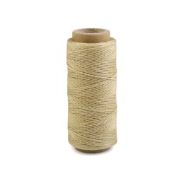 Viaszos poliészter cérna, extra erős, 1mm, 50m, bézs, 240045