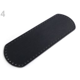 Horgolt táskákhoz ekobőr alj, 12x36cm, 750709, sötét szürke