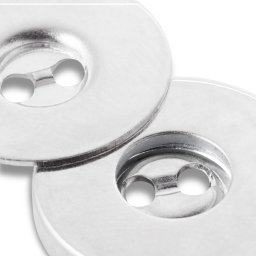 PRYM felvarrható gombalakú mágneszár, 19mm, 416470 - nikkel