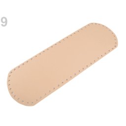 Horgolt táskákhoz ekobőr alj, 12x36cm, 750709, púderrózsaszín