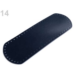 Horgolt táskákhoz ekobőr alj, 12x36cm, 750709, sötét kék