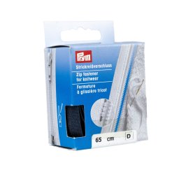 PRYM cipzár kötött ruhanemükbe, bontható, 65cm, sötétkék, 478965-210
