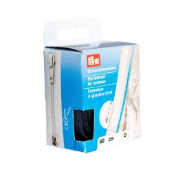 PRYM cipzár kötött ruhanemükbe, bontható, 60cm, sötétkék, 478960-210