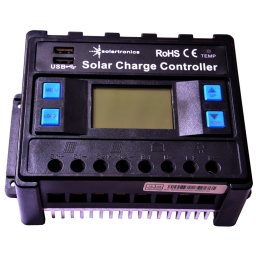 Napelem töltővezérlő 50 amper / 12V / 24V kék