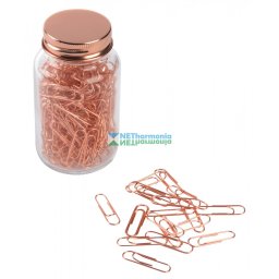 COPPER CLIP gemkapcsok üvegben