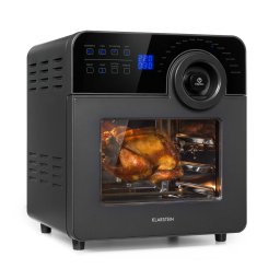 Klarstein AeroVital Cube Chef, forrólevegős fritőz, 1700 W, 14 l, 16 program, felső és alsó fűtés (OV12-AeroVital Cube)