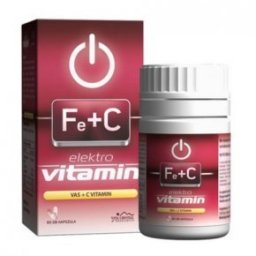 Vita Crystal E-lit Vitamin - Vas + C-vitamin kapszula - 60db