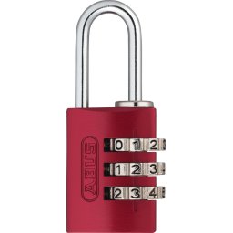 ABUS 724/20 Számzáras lakat (piros)