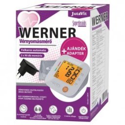 JutaVit Werner automata felkaros vérnyomásmérő + adapter