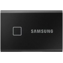 1TB külső SSD USB3.2 Samsung fekete ujjlenyomatolvasós T7 Touch PN: MU-PC1T0K_WW