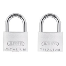 ABUS TITALIUM 727/20 Twins 2 db-os egyforma kulcsos mini lakat szett