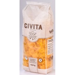 Civita gluténmentes Fodros kocka tészta 450 g