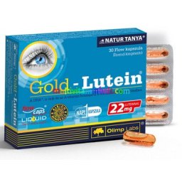 Gold-Lutein(R) - Világszabadalommal védett szemvitamin Flow Caps(R) Liquid 30 db kapszula innovatív pelletekkel - Olimp Labs