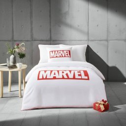 Marvel Fehér 2 részes Ágynemű Garnitúra 140×200/70×90 cm