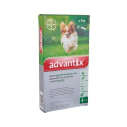 Bayer Advantix Spot On 4kg Alatt 0.4ml (4db)
