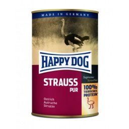 Happy Dog STRAUSS PUR (Strucc) 12x400g