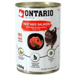 ONTARIO Cat Beef and Salmon 400gr