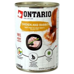 ONTARIO Cat Chicken and Rabbit 400gr