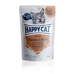 HAPPY CAT POUCH SZÓSZ CSIRKE-KACSA 24x85g