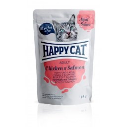 HAPPY CAT POUCH SZÓSZ CSIRKE-LAZAC 24x85g