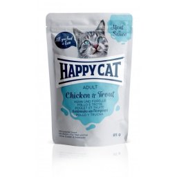 HAPPY CAT POUCH SZÓSZ CSIRKE-PISZTRÁNG 24x85g