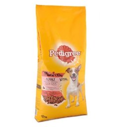 Pedigree száraz 12kg marha+zöldség MINI