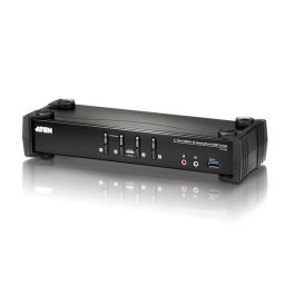 KVM Switch 2PC USB DisplayPort 4K +Audio ATEN PN: CS1924-AT-G