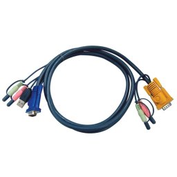 KVM switch Kábel USB VGA 1.8m ATEN PN: 2L-5302U