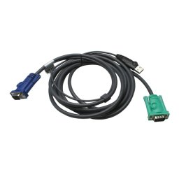 KVM switch Kábel USB VGA 3.0m PN: 2L-5203U
