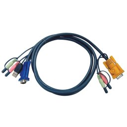 KVM switch Kábel USB VGA 5.0m PN: 2L-5305U