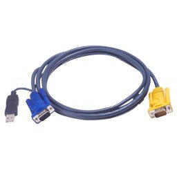 KVM switch Kábel USB VGA 6.0m PN: 2L-5206UP