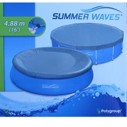Summer Waves Polygroup 488cm fémvázas medence takaró fólia MF-0138