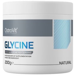 OstroVit Glycine 200 g powder doboz