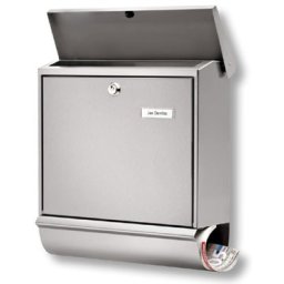 BURG WACHTER Comfort Set 39130 újságtatós INOX postaláda