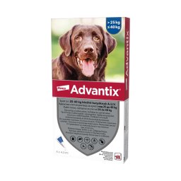 Advantix Spot on 25-40 kg közötti kutyáknak A.U.V. 4x