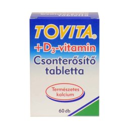 Tovita + D3-vitamin csonterősítő tabletta 60x