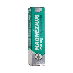 Innopharm Magnézium 250 mg + B6 pezsgőtabletta barack ízben 20x