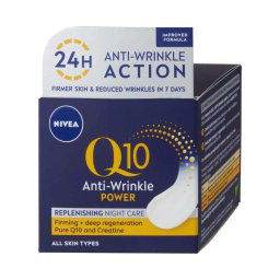Nivea Q10 Anti-Wrinkle Power ránctalanító éjszakai arckrém 50ml