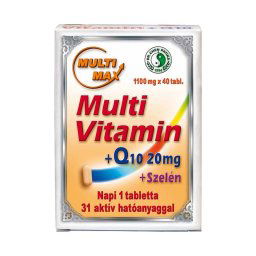 Dr. Chen Multi-Max vitamin+20 mg Q10+ Szelén tabletta 40x