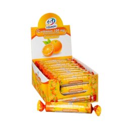 1x1 Vitamin C-vitamin 100 mg szőlőcukor rágótabletta narancs ízben 17x