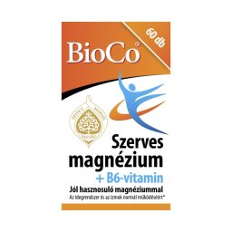 BioCo Szerves magnézium + B6-vitamin tabletta 60x