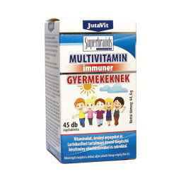 JutaVit Multivitamin Immuner rágótabletta gyermekeknek 45x