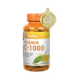 Vitaking C-vitamin 1000 mg + bioflavonoid + csipkebogyó + acerola 90x