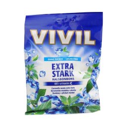 Vivil borsmenta és mentol ízű cukorka extra erős 60g