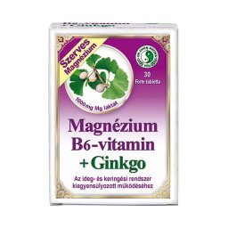 Dr. Chen Szerves Magnézium B6-vitamin + Ginkgo Forte tabletta 30x