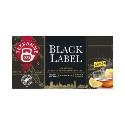 Teekanne Black Label fekete tea keverék citromlével 33g