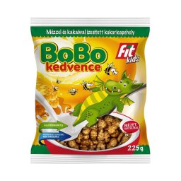 Bobo kedvence mézzel és kakaóval ízesített kukoricapehely 225g