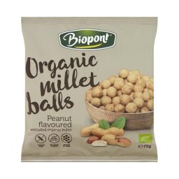 Biopont bio földimogyorós kölesgolyó 75g
