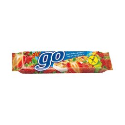 Fit Go gluténmentes eperízű müzliszelet joghurtos bevonatban 23g