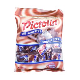 Pictolin csokoládé ízesítésű tejszínes cukormentes cukorka édesítőszerrel 65g